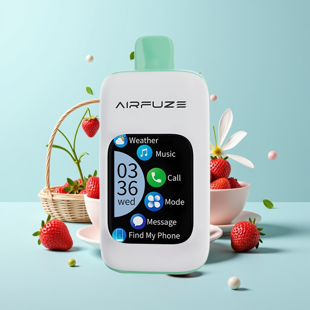 AirFuze Smart 30000 Puffs Disposable Pod Strawberry Summertime 5% Nicotine 900mAh Type-C