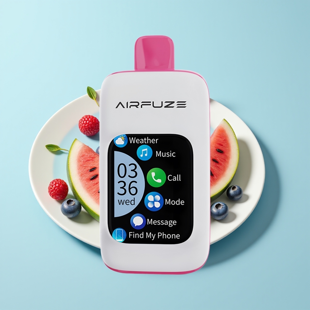 AirFuze Smart 30000 Puffs Disposable Vape Blueberry Watermelon 5% Nicotine 900mAh Type-C