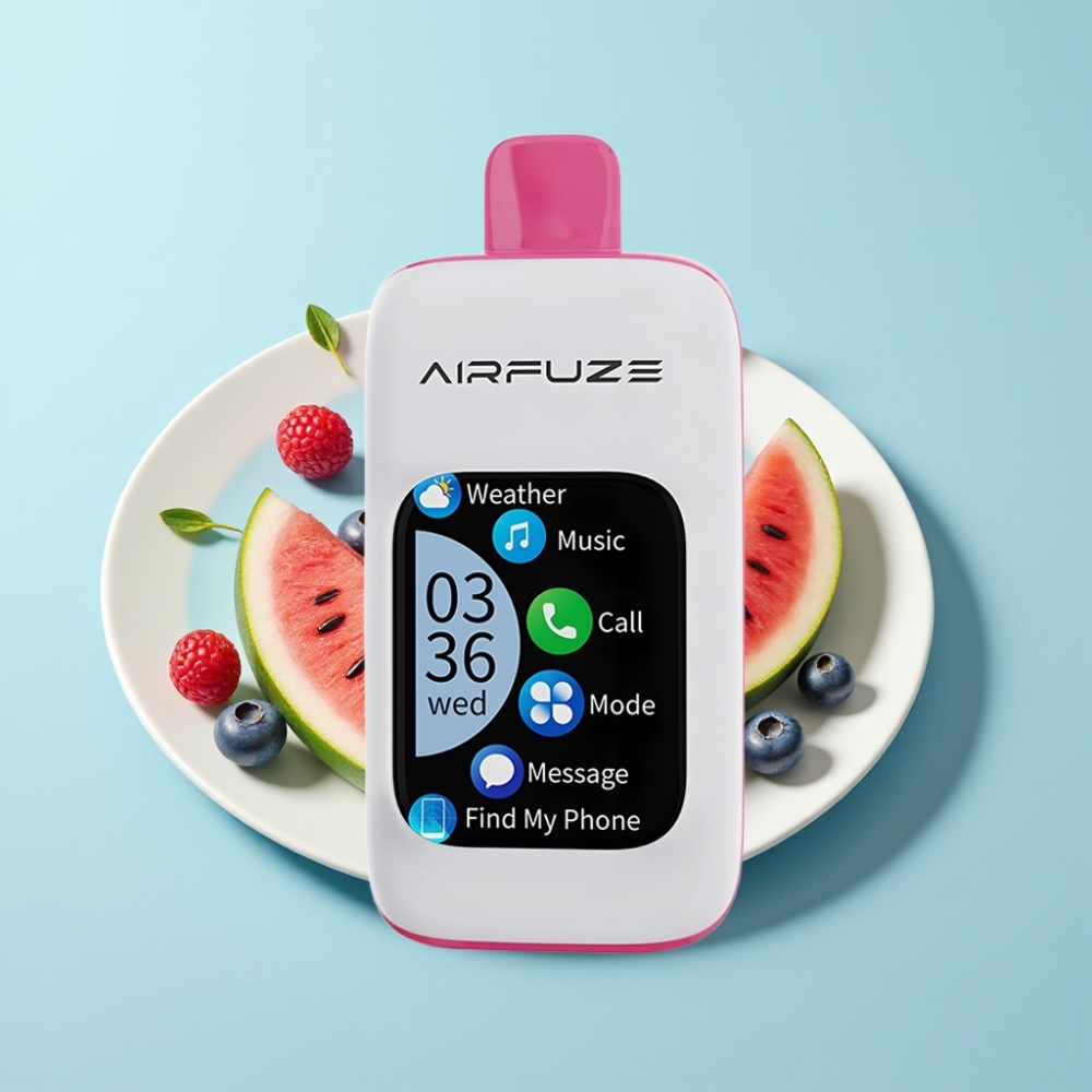 AirFuze Smart Pro 40000 Puffs Rechargeable Blueberry Watermelon Touch Screen Wireless