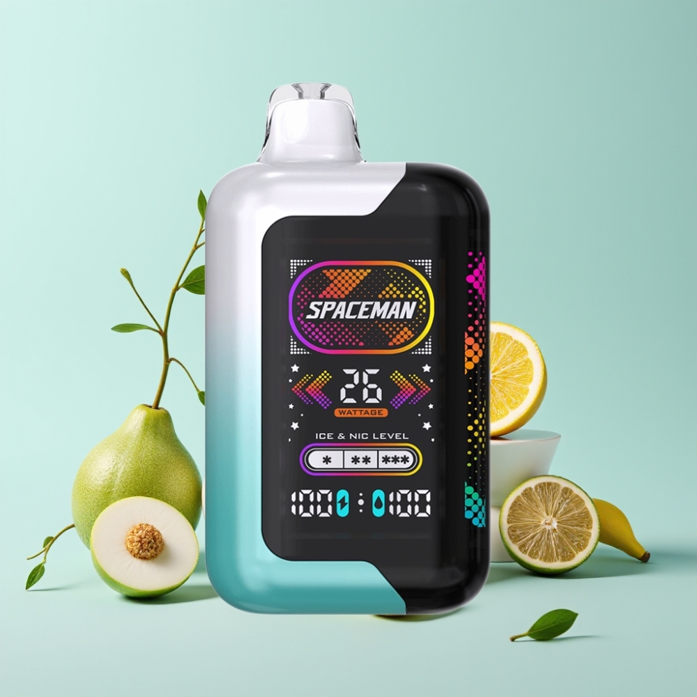 SMOK Spaceman SP40000 Zero Nicotine Disposable Fresh Mint 20mL 1000mAh Dual Coil LED Screen