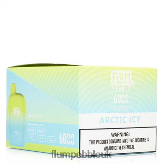 FLUM PEBBLES 6000 PUFFS 10 PACKS | Flum Pebble Vape Review R6464B6 Artic Icy